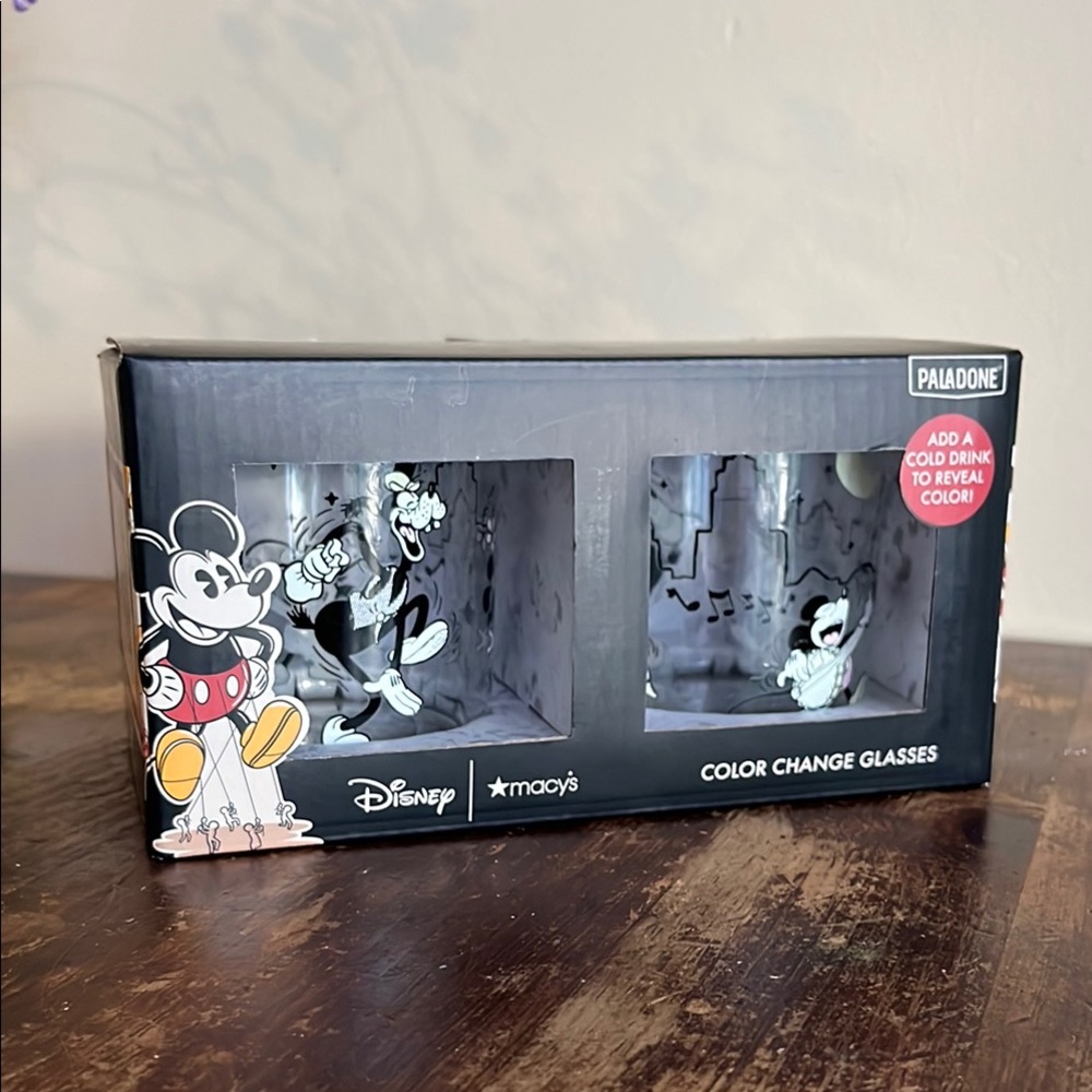 Disney Mickey Mouse Black and White Color Change Glasses